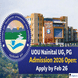 Uttarakhand Open University Nainital Admission 2026 Deadline Extended Again; Apply by February 26 @uou.ac.in